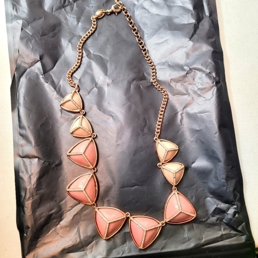 Fossil Maintenance Statement Necklace 16-18" - Picture 5 of 9